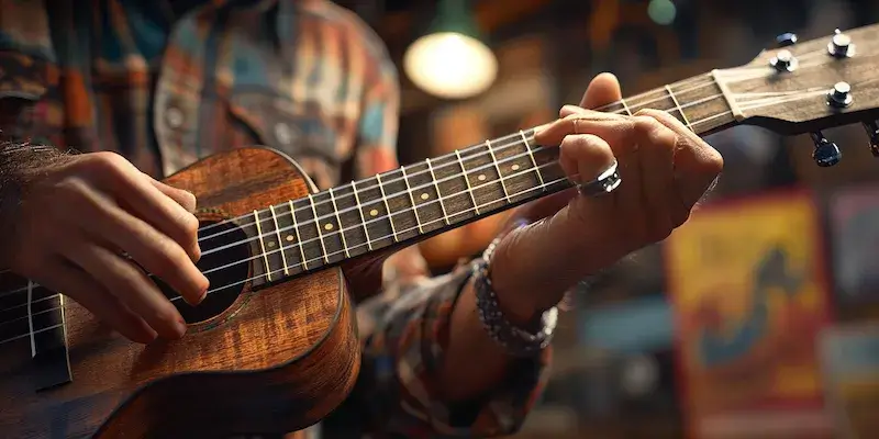 Czy chwyty na ukulele są takie same jak na gitarę?